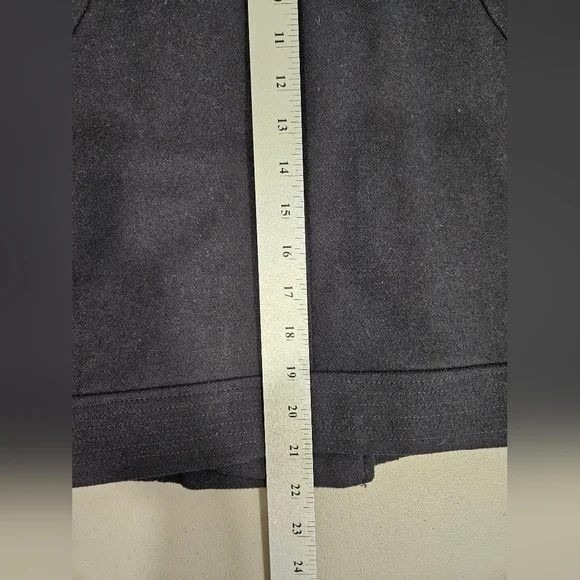 LEVIS Womens Wool Blend Navy Moto Punk Jacket Small Asymmetrical Zip Edgy - Picture 15 of 16